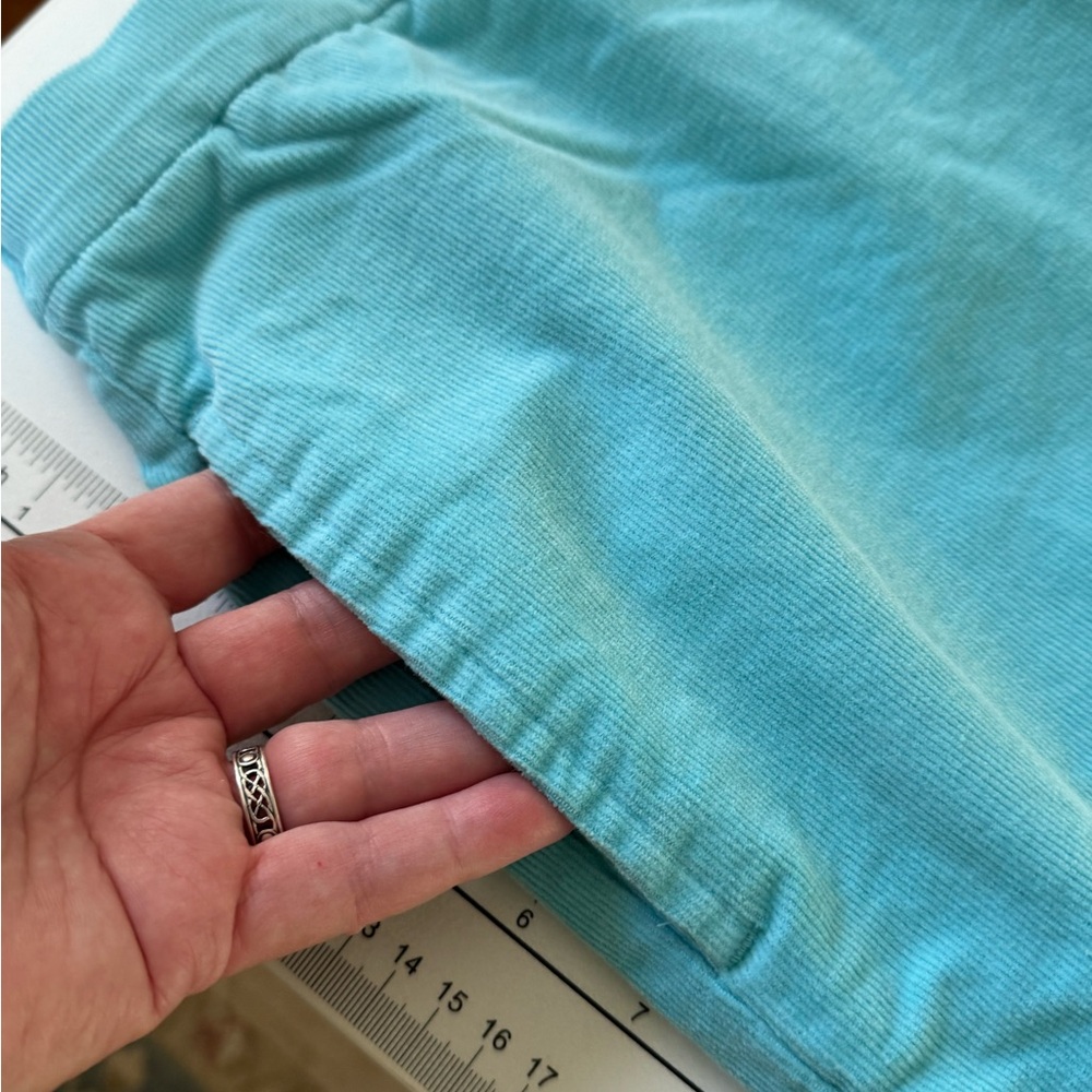 NWT! Women’s aqua pull on pincord pants w/pockets from Appleseed's, size 10p